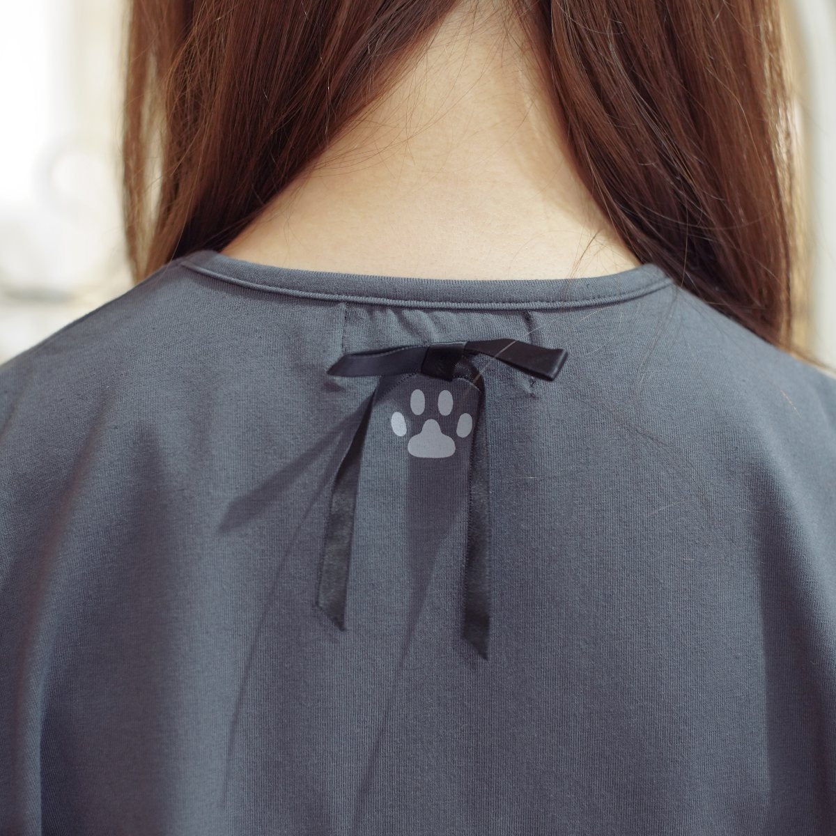 mofusand バレエコア Tシャツ くろりぼにゃん ブラック