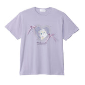 mofusand Balletcore T-Shirt Lavender Ribbon Meow (Purple)