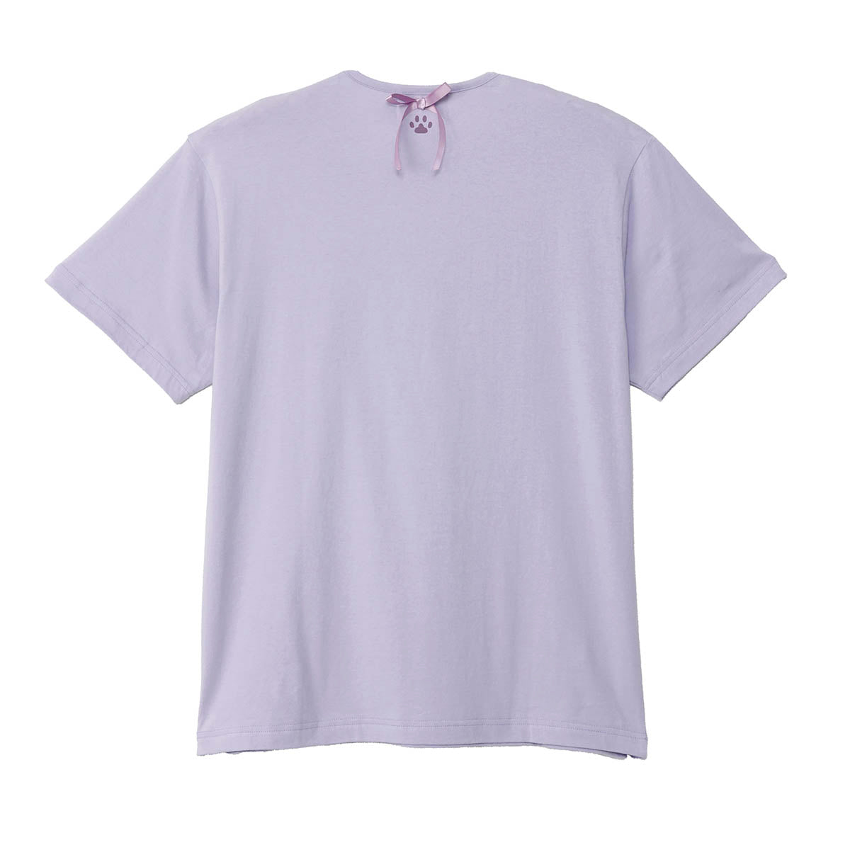 mofusand Balletcore T-Shirt Lavender Ribbon Meow (Purple)