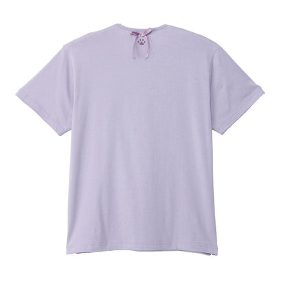 mofusand Balletcore T-Shirt Lavender Ribbon Meow (Purple)