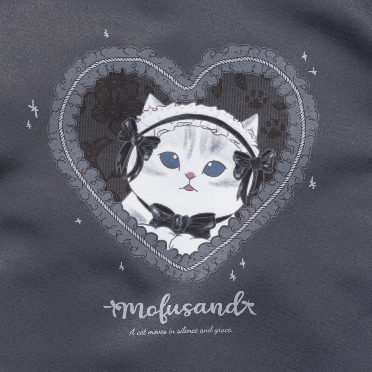 mofusand 芭蕾风 托特包 黑丝带猫（黑色）