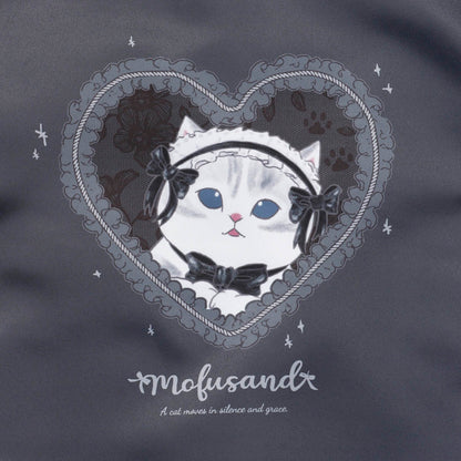 mofusand 芭蕾风 托特包 黑丝带猫（黑色）