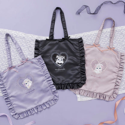 mofusand 芭蕾风 托特包 桃色丝带猫（粉色）