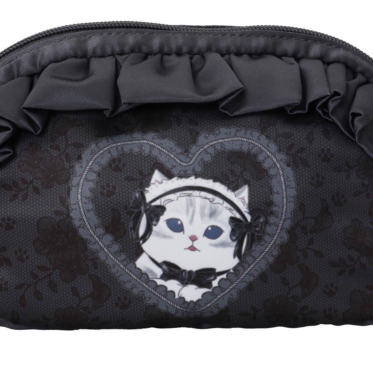 mofusand バレエコア ポーチ くろりぼにゃん ブラック | mofusand