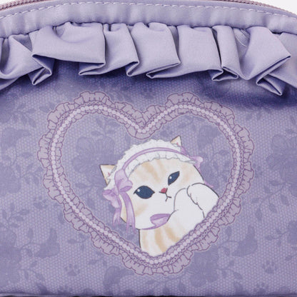 mofusand バレエコア ポーチ ラベりぼにゃん パープル