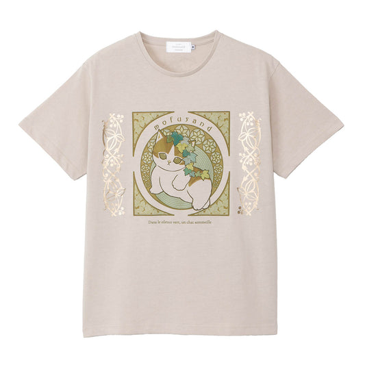 mofusand Art Nouveau Style T-shirt Ivy (Natural)