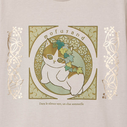 mofusand Art Nouveau Style T-shirt Ivy (Natural)