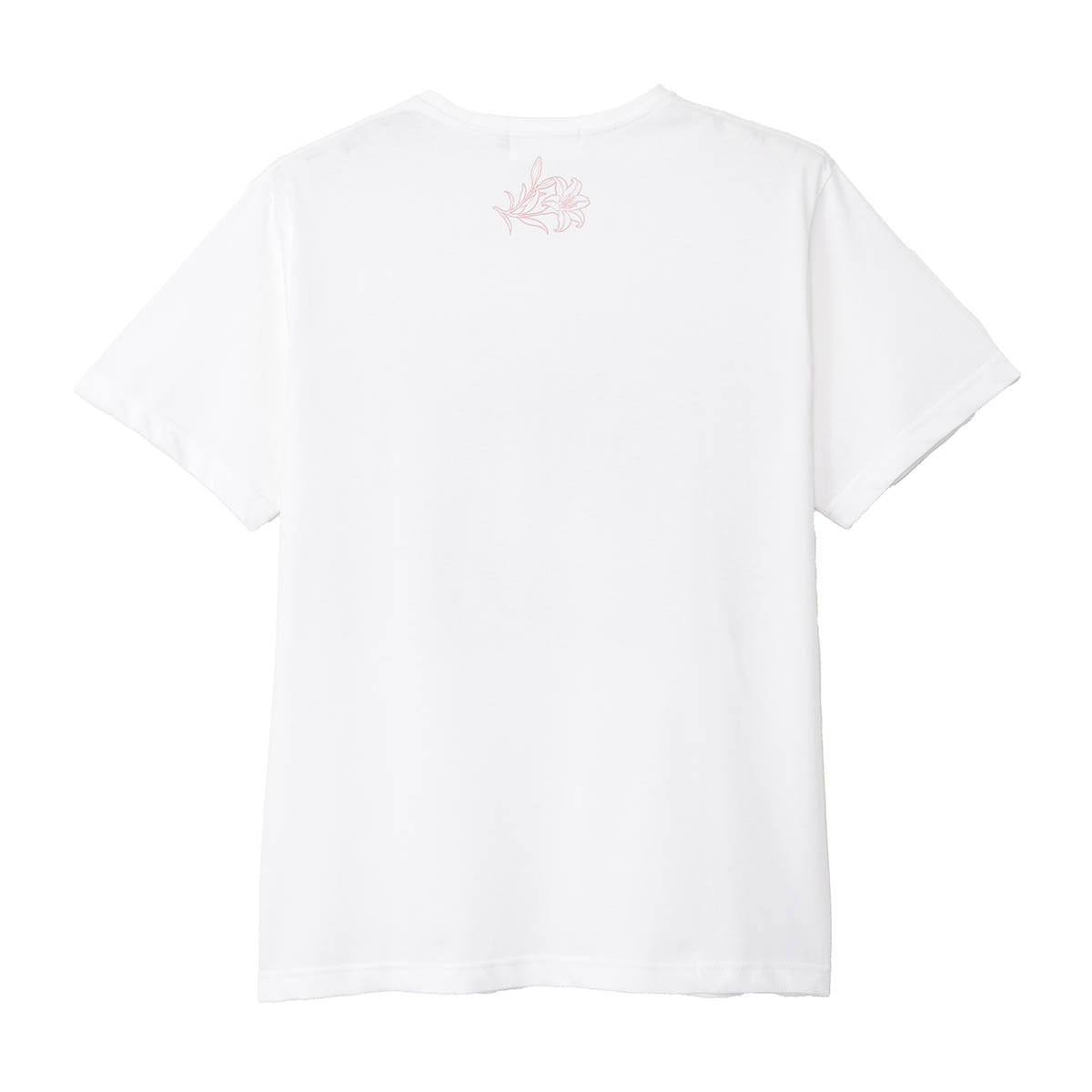 mofusand アールヌーヴォー風 Tシャツ リリー ホワイト