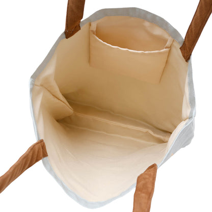 mofusand アールヌーヴォー風 トートバッグ アイビー アッシュブルー