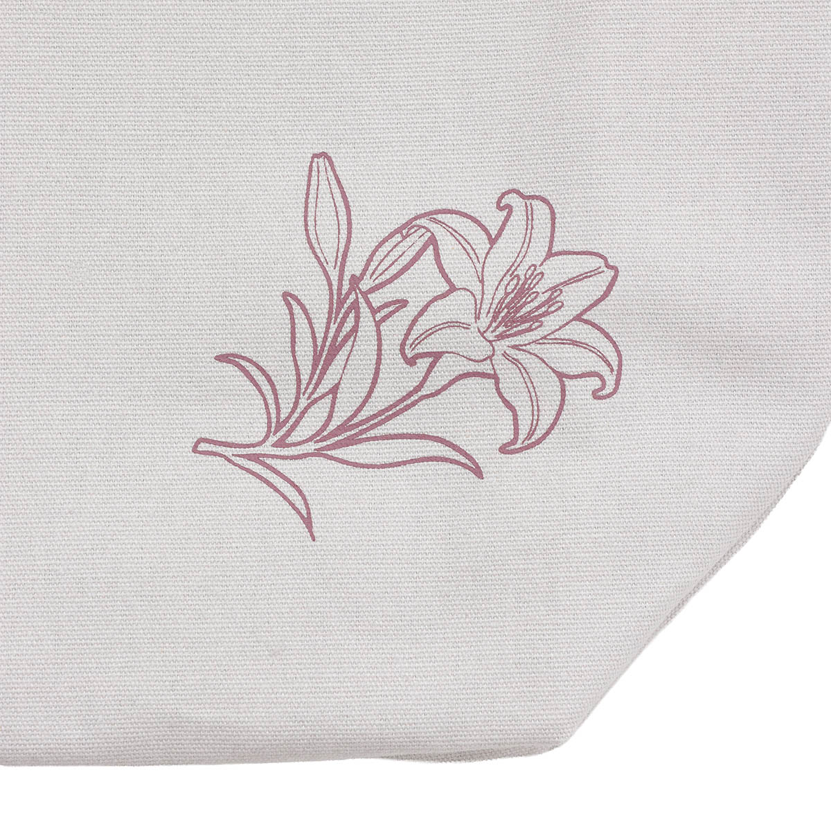 mofusand Art Nouveau Style Tote Bag Lily (Dusty Pink)