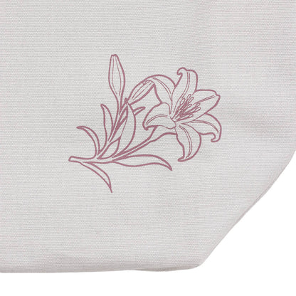 mofusand Art Nouveau Style Tote Bag Lily (Dusty Pink)