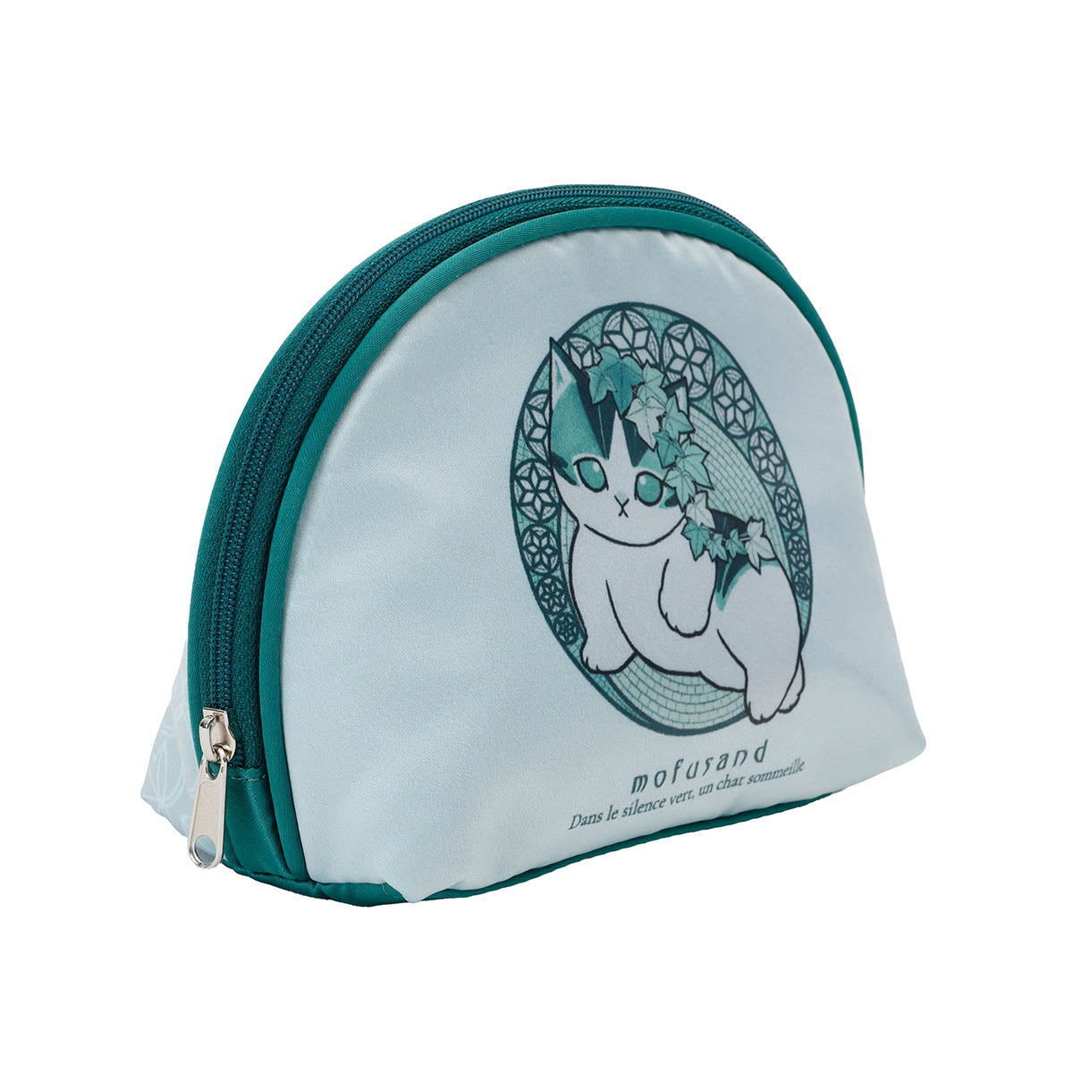 mofusand 新藝術風 收納包 常春藤（鼠尾草綠）