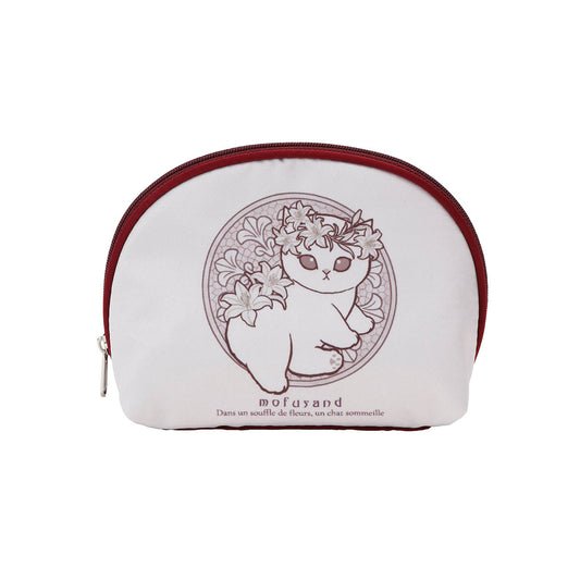 mofusand Art Nouveau Style Pouch Lily (Dusty Pink)