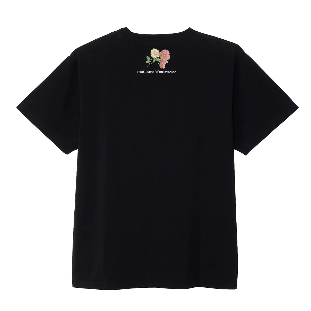 mofusand × HIBIYA-KADAN T-Shirt Rayflora Black