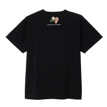 mofusand × HIBIYA-KADAN T-Shirt Rayflora Black