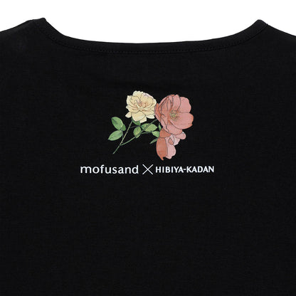 mofusand × HIBIYA-KADAN T-Shirt Rayflora Black