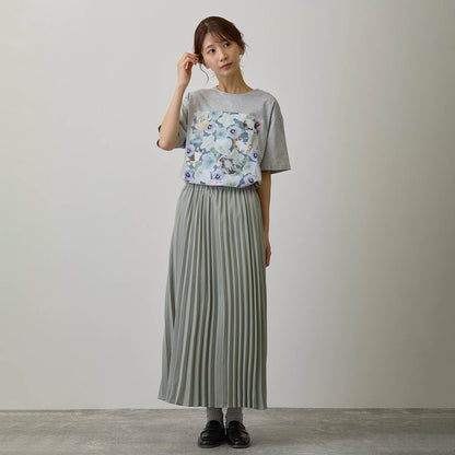 mofusand × HIBIYA-KADAN T-Shirt Winter Origin Grey