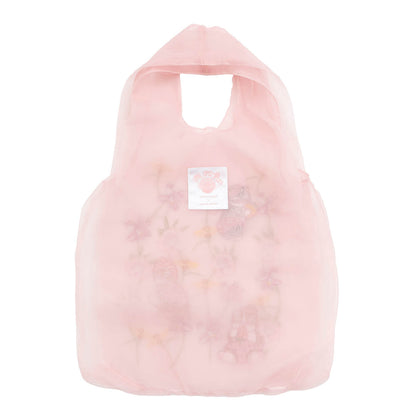 mofusand × HIBIYA-KADAN Tulle Bag Coy Bloom Pink