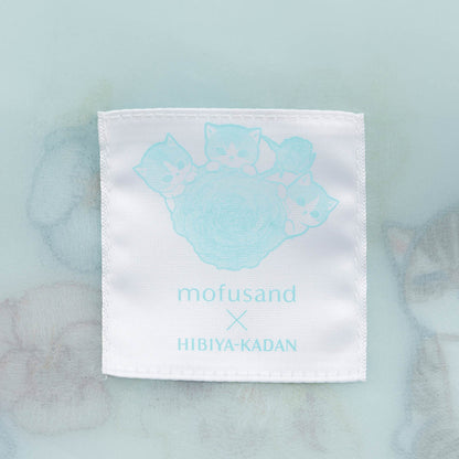 mofusand × HIBIYA-KADAN Tulle Bag Winter Origin Mint
