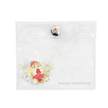 mofusand × HIBIYA-KADAN Marble Acrylic Comb Coy Bloom Shell Pink