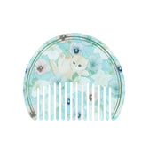 mofusand × HIBIYA-KADAN Marble Acrylic Comb Winter Origin Blue