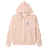 mofusand Country Check Zip Hoodie Rabbit Meow (Natural)