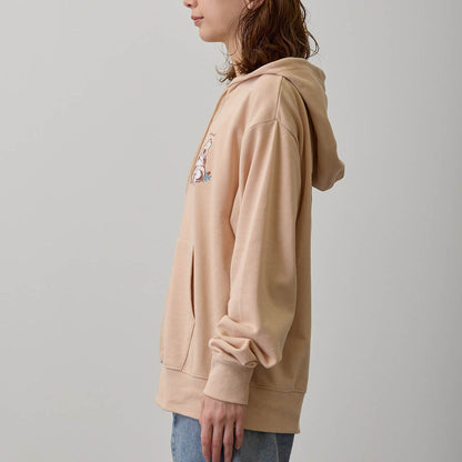 mofusand Country Check Zip Hoodie Rabbit Meow (Natural)