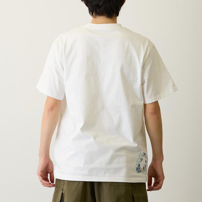 mofusand なにもわるくにゃい Tシャツ 洗濯物だいすきにゃん ホワイト
