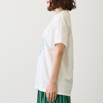 mofusand なにもわるくにゃい Tシャツ 洗濯物だいすきにゃん ホワイト