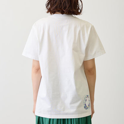 mofusand なにもわるくにゃい Tシャツ 洗濯物だいすきにゃん ホワイト