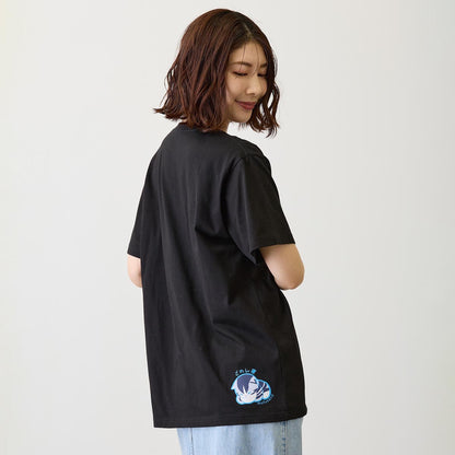 mofusand なにもわるくにゃい Tシャツ トイレットペーパーだいすきにゃん ブラック