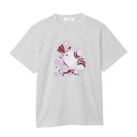 mofusand なにもわるくにゃい Tシャツ 花瓶だいすきにゃん グレー