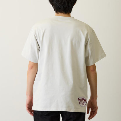 mofusand なにもわるくにゃい Tシャツ 花瓶だいすきにゃん グレー