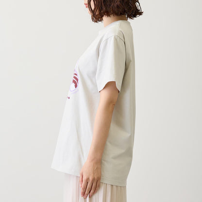 mofusand なにもわるくにゃい Tシャツ 花瓶だいすきにゃん グレー