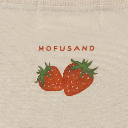 mofusand MERCI STRAWBERRY T-shirt MERCI (Natural)