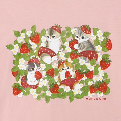 mofusand MERCI STRAWBERRY T-shirt strawberry (Pink)