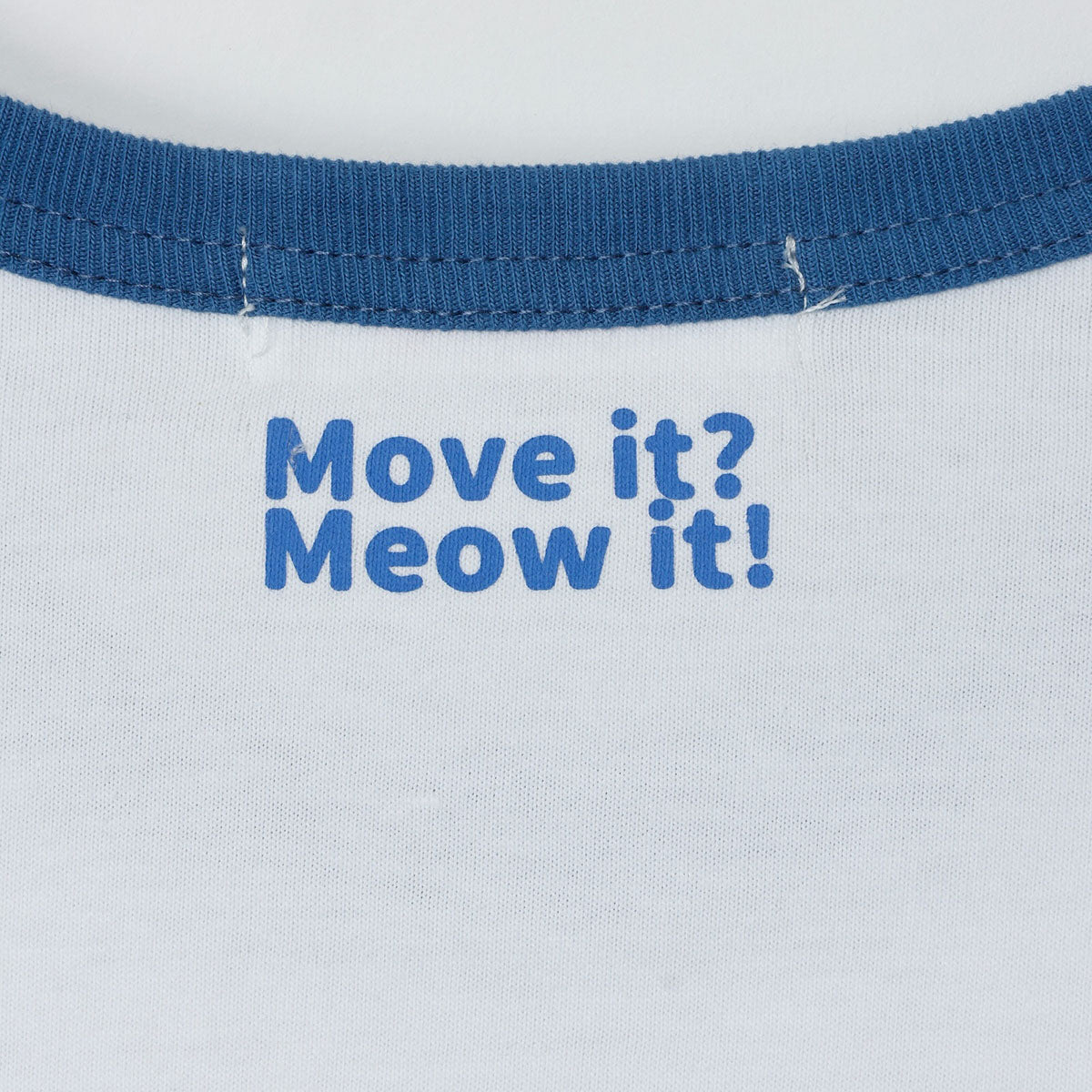 mofusand Nyanto! Moving Service T-Shirt Mooving White