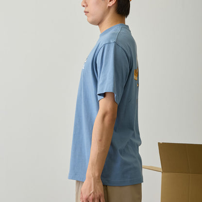 mofusand Nyanto! Moving Service T-Shirt Staff Blue