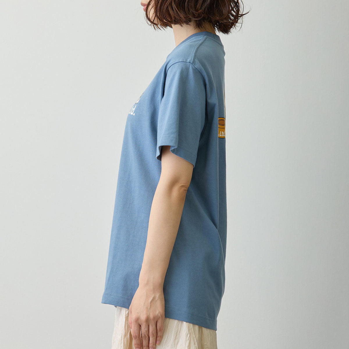 mofusand Nyanto! Moving Service T-Shirt Staff Blue