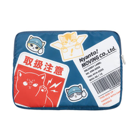 mofusand ニャント！引越センター マルチケース ステッカー ネイビー