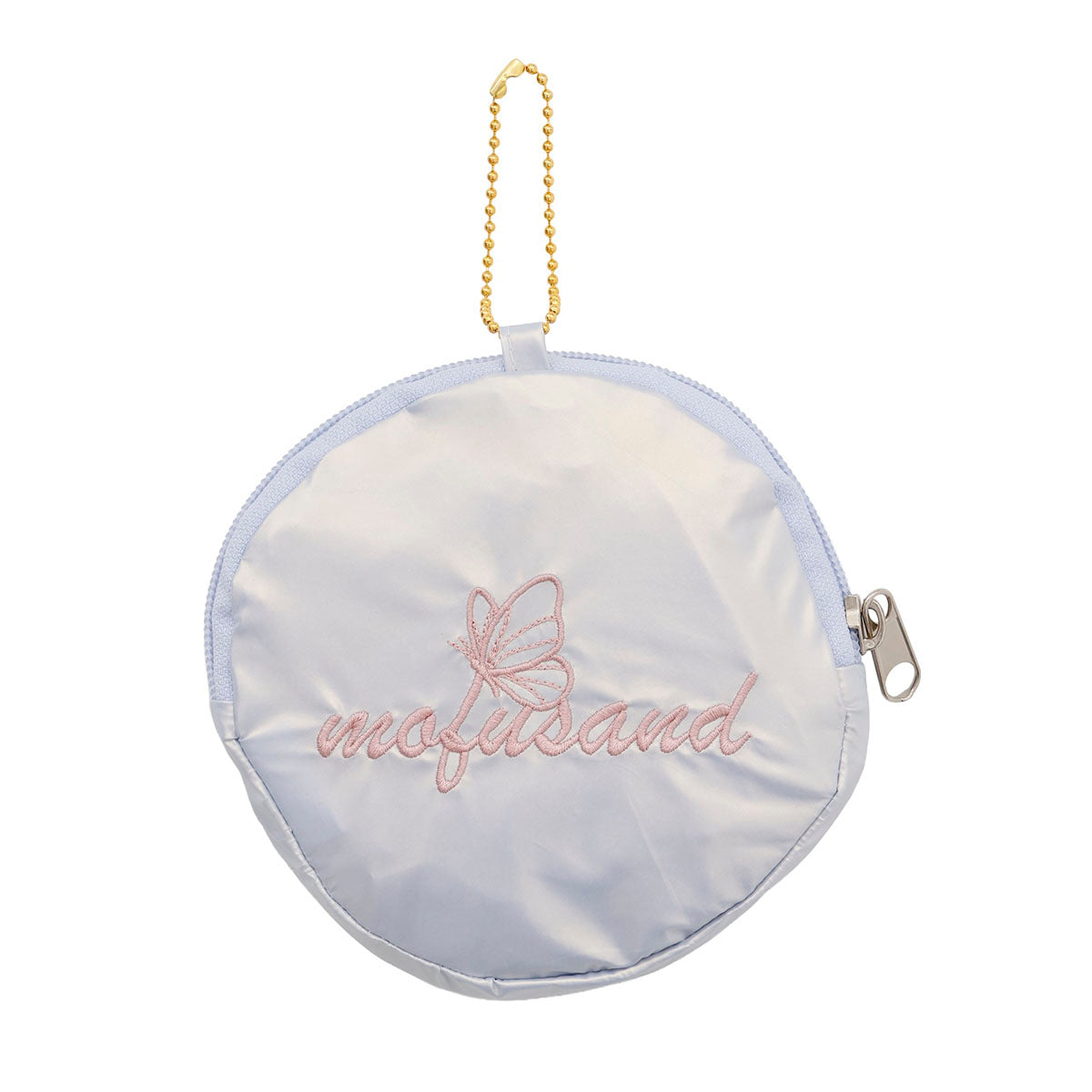 mofusand ちょうちょにゃん ポーチ付きオーロラバッグ なかよしはねにゃん ピンク