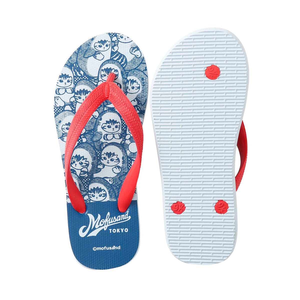 mofusand BOARD SHARK! 비치샌들 SURFING CLUB 블루
