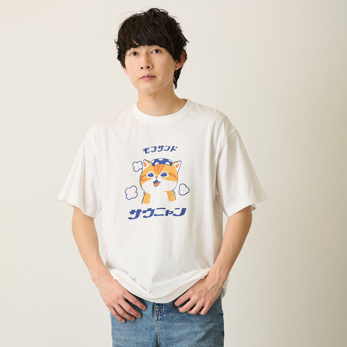 mofusand Tシャツ サウニャン ホワイト