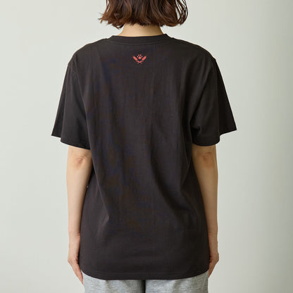 mofusand Tシャツ ネコビィル ブラック