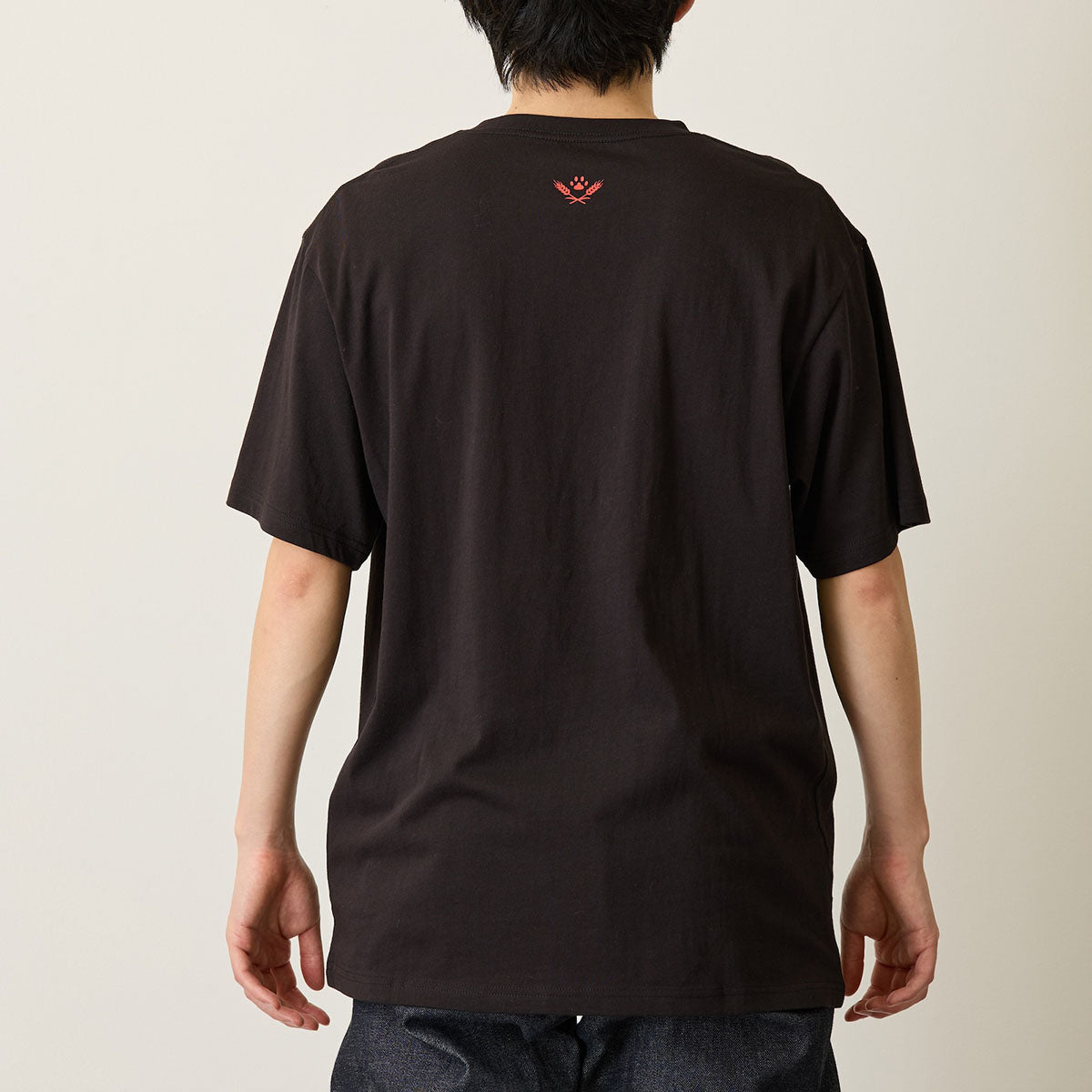 mofusand Tシャツ ネコビィル ブラック