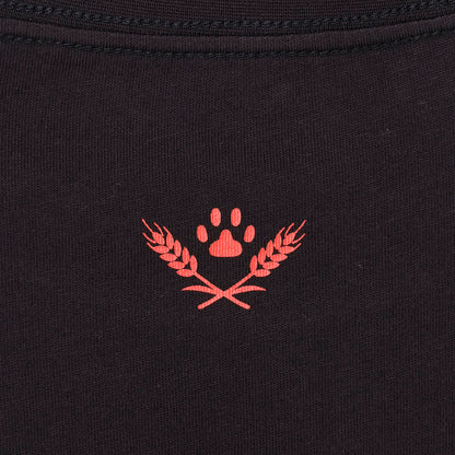 mofusand Tシャツ ネコビィル ブラック