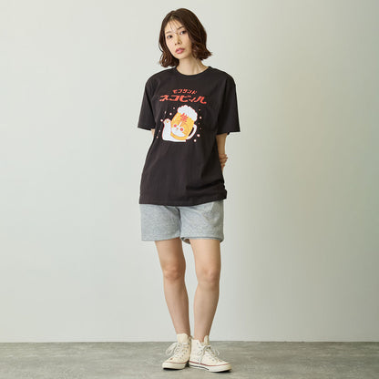mofusand Tシャツ ネコビィル ブラック