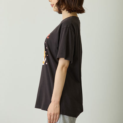 mofusand Tシャツ ネコビィル ブラック