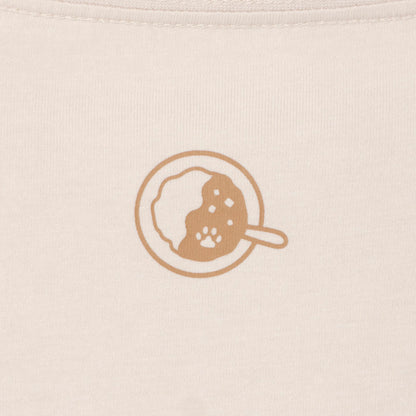 mofusand Tシャツ ネコカレー ナチュラル