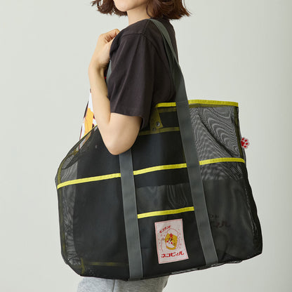 mofusand メッシュバッグ ネコビィル ブラック